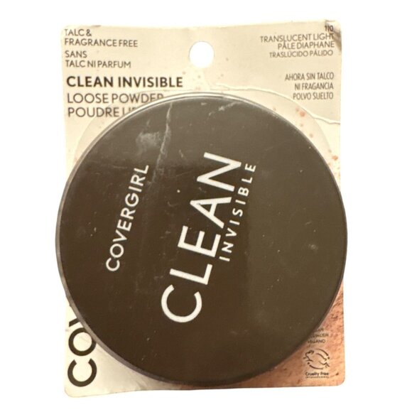 Covergirl Clean Invisible Loose Powder Talc-Free Translucent Light 110 ShineFree - Picture 1 of 5